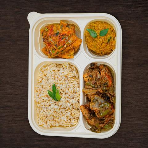 Grilled Chicken & Besan Chilla Wellness Plate