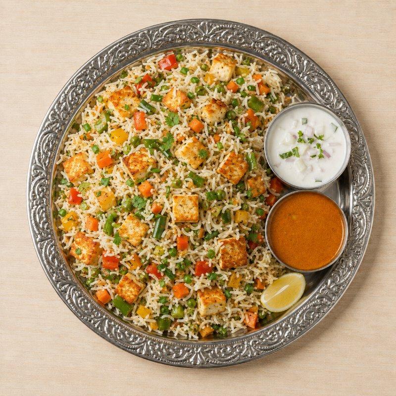Fry Panner Biryani