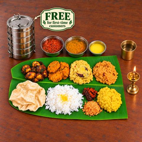 Madappalli Veetu Sappadu (Serves 3-4)