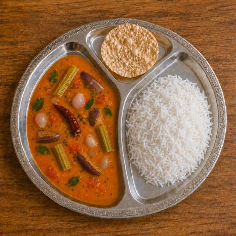 Vankaya Sambar Meal