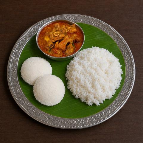 Nattukozhi Thanni Kulambu Meal