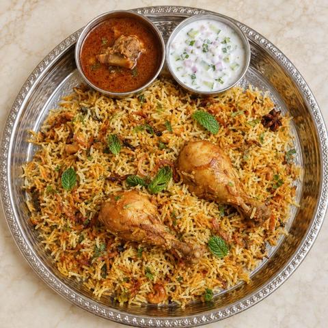 Hyderabadi Chicken Biryani