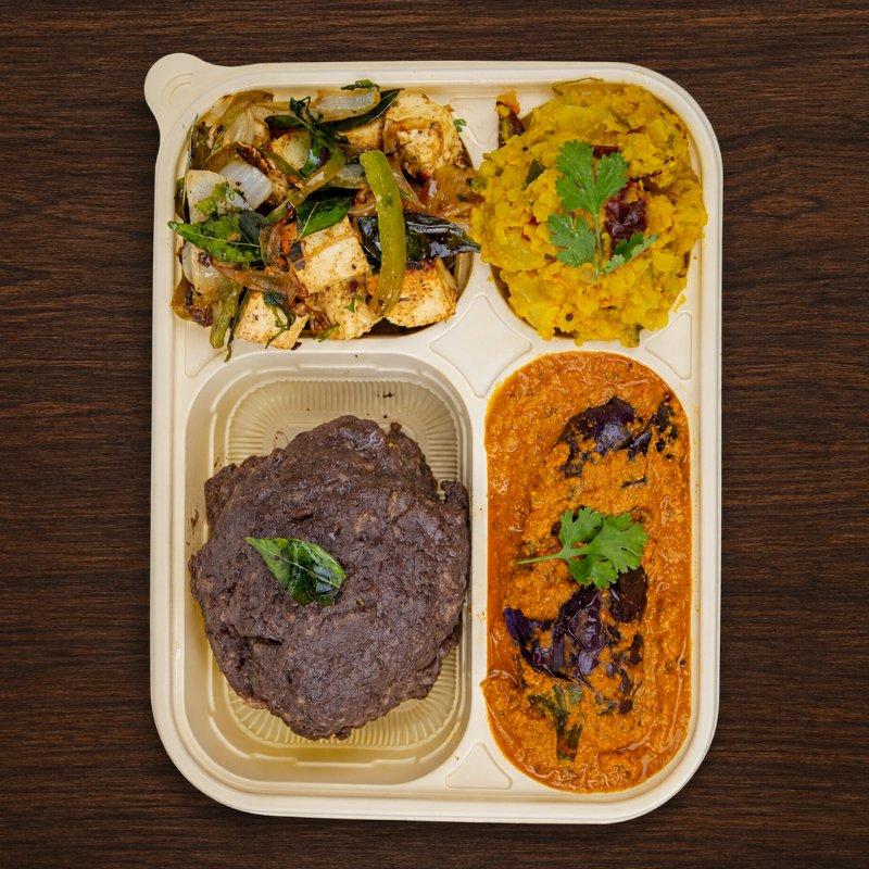 Gutti Vankaya & Paneer Wellness Plate