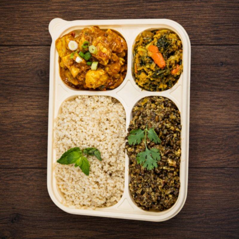 Sweet-Sour Chicken & Quinoa Plate