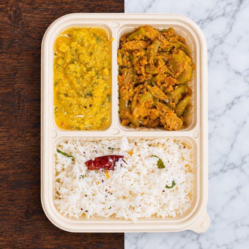 Dondakaya Ulli Karam Meal