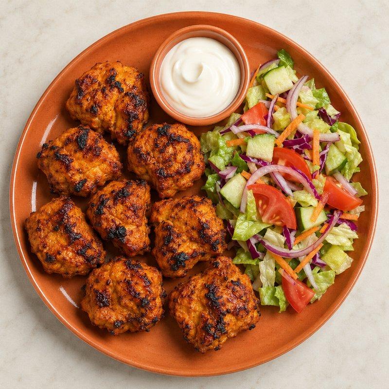 Tandoori Kabab With Salad