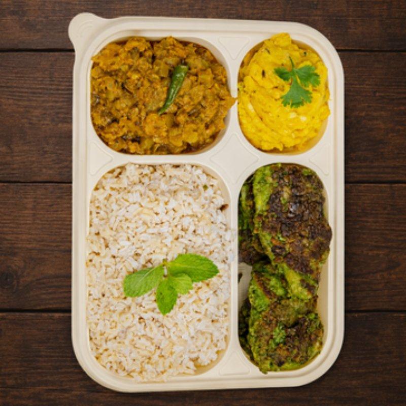Grilled fish & Dal Wellness Plate