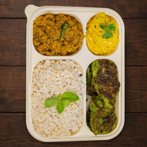Grilled fish & Dal Wellness Plate