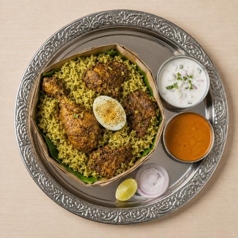 Bangalore Chicken Donne Biryani