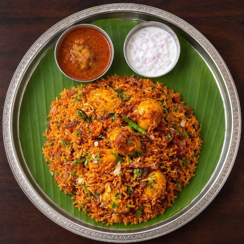 Egg Thokku Biryani