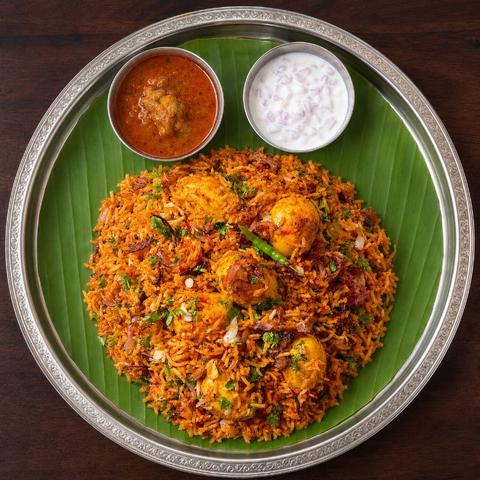 Egg Thokku Biryani