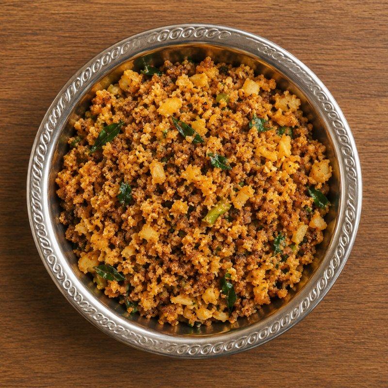 Shrimp Puttu (Pittu)