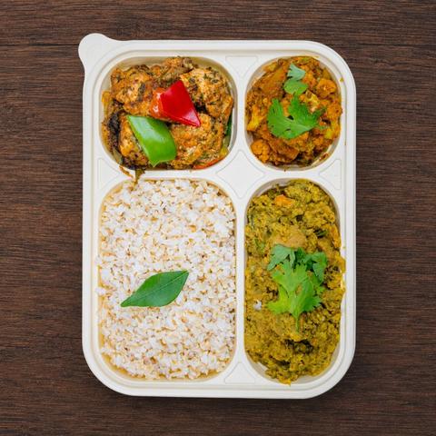 Grilled Chicken & Moong Dal Wellness Plate