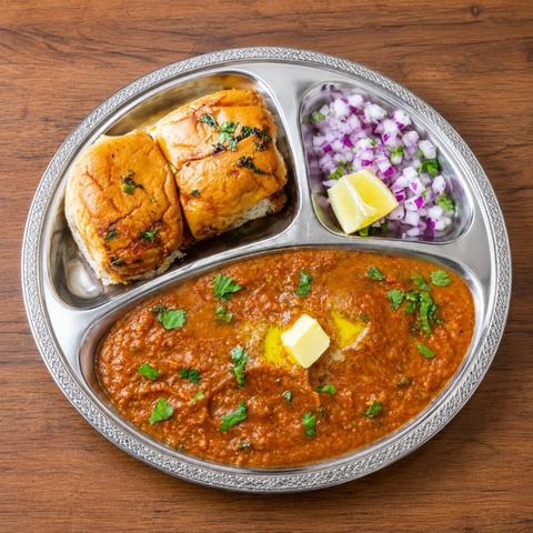 Pav Bhaji (2 Buns + 16 Oz Bhaji)