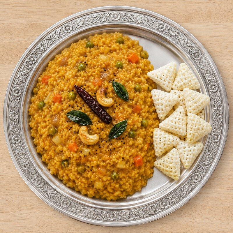 Bisibele Bath with Papad