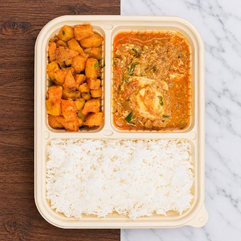 Odacha Mutta Kulambu (Egg Curry) Meal