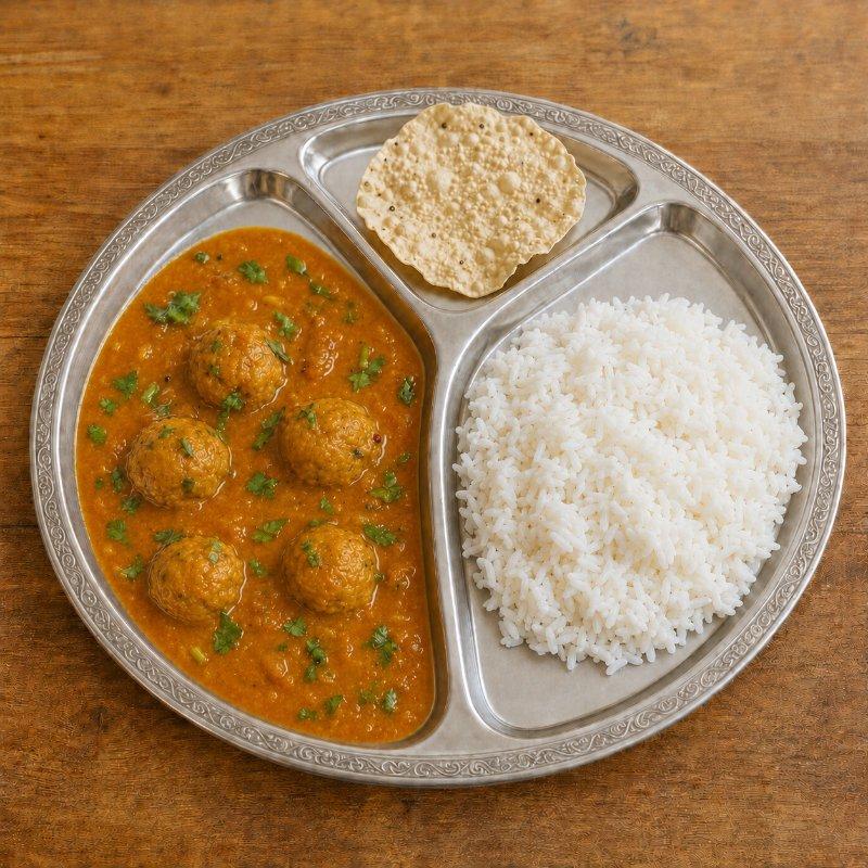 Urundai Kuzhambu Meal