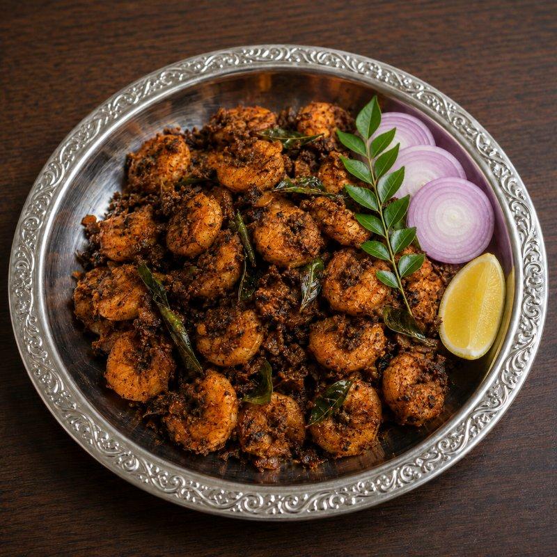 Shrimp Pepper Fry (Dry)