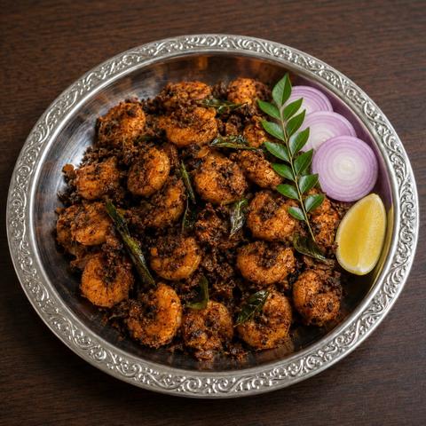 Shrimp Pepper Fry (Dry)