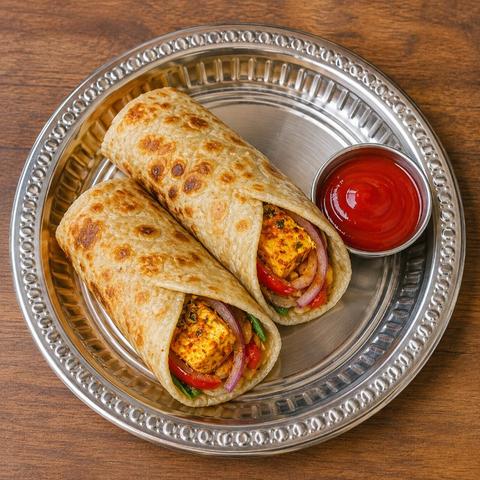 Achaari Paneer Wraps