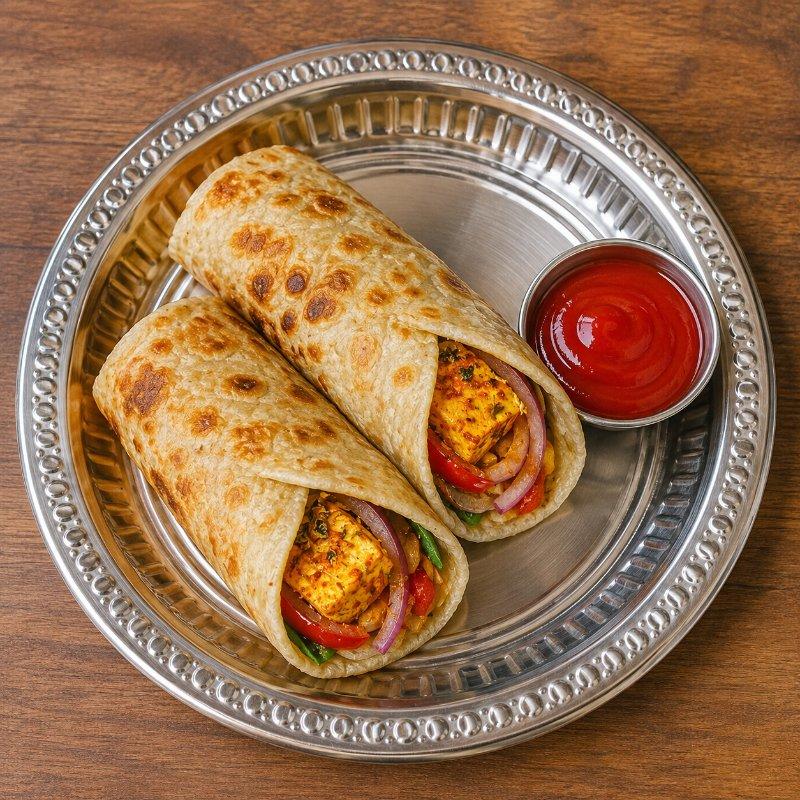 Achaari Paneer Wraps