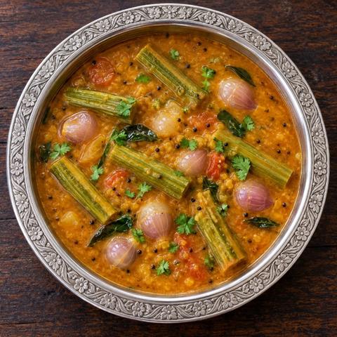 Drumstick Chinna Vengaya Sambar