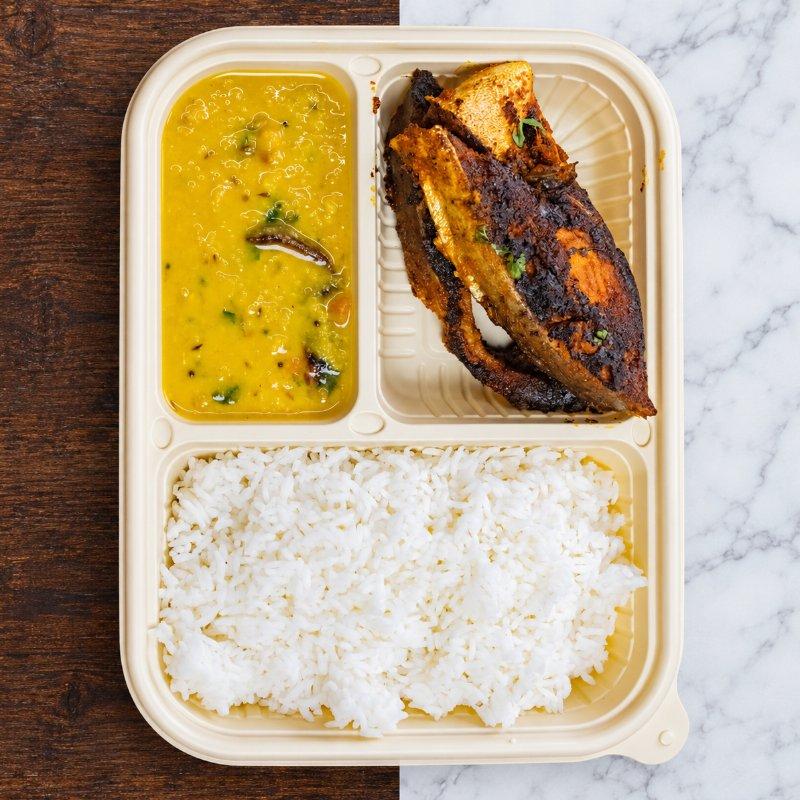 Karaikudi Tawa Fish Fry Meal