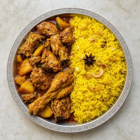 Chicken Kosha Meal