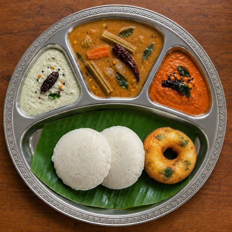 Idli and Vada Combo