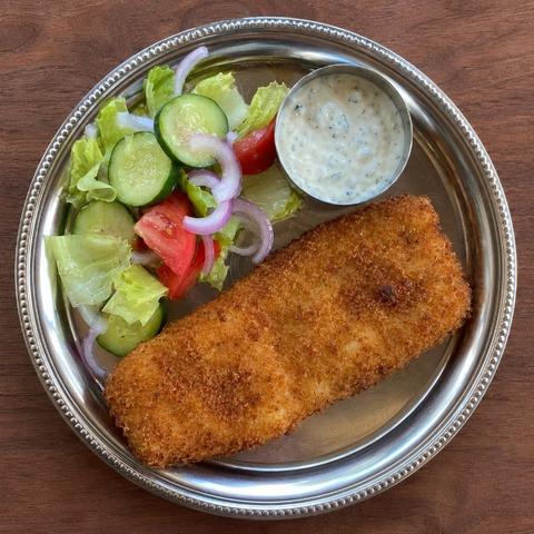 Fish Fry with Salad & Sauce