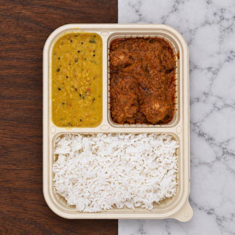 Hyderabadi Red Chicken Curry Meal