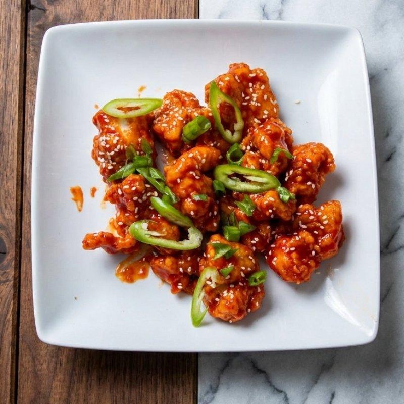 Korean Fried Chicken (Gang Jeong)