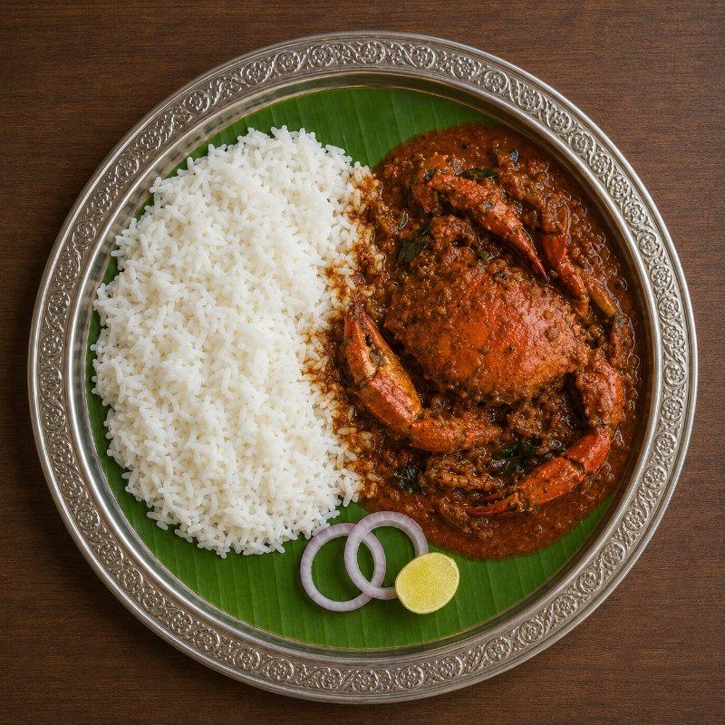 Crab Curry (Pethala Iguru) Meals