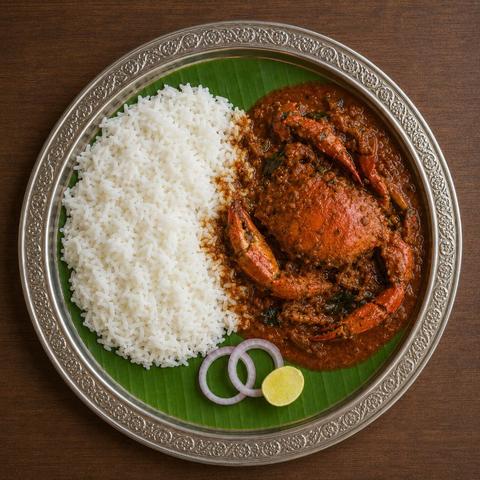 Crab Curry (Pethala Iguru) Meals